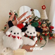 Shop Hot Sale Christmas Limited Cute Plush Pacha Dog Keychain Couple Bag Pendant Holiday Gift for Gi