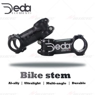 Deda Zero 2 Gloss White/Matte Black Alloy+Carbon Road/MTB Bike Stem 6/17 Degree Bicycle handlebar Pa