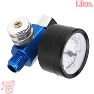 VIOLETLILAC Air Pressure Regulator​, ​1/4 Inch​ ​Adjustable​ Spray Paint Tool Regulator​, ​Pressure 
