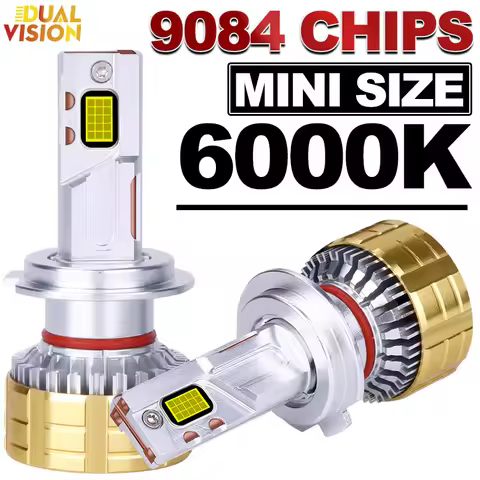 Dualvision H7 H4 LED Headlight K5C Canbus H11 H8 H1 HB3 9005 HB4 9006 9012 HIR2 H9 H16 6000K 30PCS 9