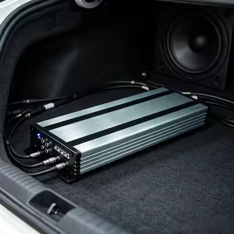 Mono Subwoofer Amplifier 3000W Class D Monoblock Car Amp 1 Ohm Stable Bass Remote