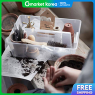 IKEA | Samla Storage Box Insert Transparent 37X25X12Cm