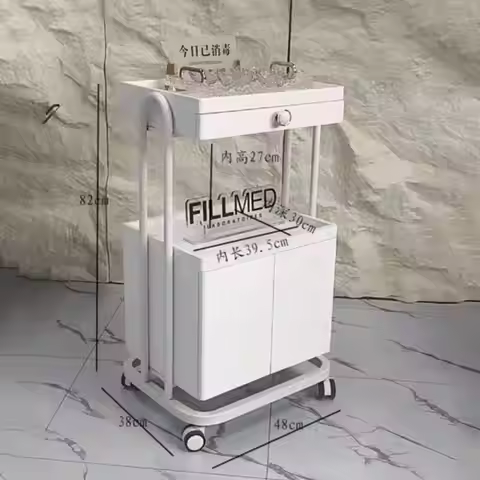 Glamour Aesthetic Minimalist Trolly Cart Storage Unique Nordic Trolley Modern Luxury Carrello Parruc