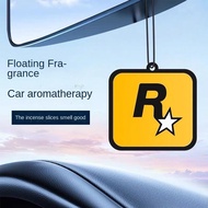 Car Long-lasting Fragrance Tablet Deodorizing GTA Pendant Trendy Car Fragrance Tablet R Star Car Fra