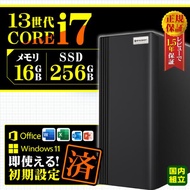 Microsoft Office 付き デスクトップ PC 新品 パソコン スリムタワー 13世代 COREi7 メモリ 16GB SSD 256GB Windows11 本体のみ おしゃれ 安い