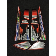 F1ZR fizr 2004 black striping sticker F1ZR 2004 black orange stripingORANGE