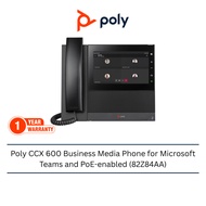Poly CCX 600 Business Media Phone for Microsoft Teams and PoE-enabled (82Z84AA)