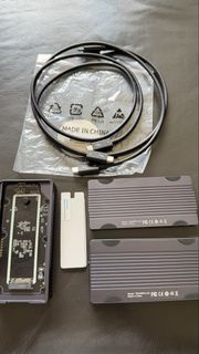 TBU405Pro M1 NVMe M.2 SSD 外置硬碟盒共兩個