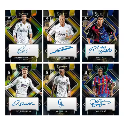 Panini Football Series Diy Homemade Cristiano Ronaldo David Beckham Rivaldo Signature Flash Collecti