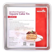 Square Cake Tin Alum Anodized 9X9X3"