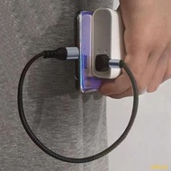 Lidu12 25cm Short Cable 66W USB USB C to Type C Fast Charging Cable Elbow Portable