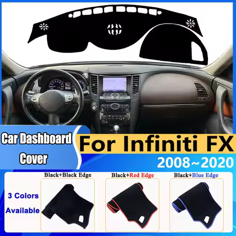 Car Dashboard Cover Dash Mat for Infiniti FX FX35 FX37 FX45 FX50 QX70 2008~2020 Cushion Anti-UV Suns