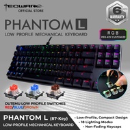 [PROMO] Tecware Phantom L, Low Profile RGB Mechanical Keyboard 87 (3 Switch Options)
