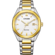 CITIZEN ECO-DRIVE TWO-TONE STAINLESS STEEL STRAP MEN WATCH BM7624-82A