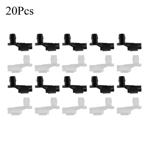 20Pcs 1/4" Hole 5/32" Rod Size Clip Nylon Door Lock Rod End Clips Left and Right Hand for AMC Chrysl