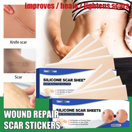 LIFUSHA Beauty Silicone Scar Sheet Gel 4PCS 4cm x 7.5cm plester silikon penghilang keloid bekas luk