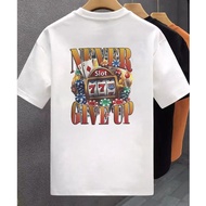 Casino Slot Machine T-Shirt, Gambling Lucky 777 Tee, Vegas Poker Chips Gift, Gambler Humor Apparel, 