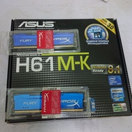 Asus H61M-K lga 1155 motherboard with Core i7 combo plus 16gb rams