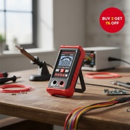 HT123 Mini Digital Multimeter with Auto Range, AC/DC Voltage, Resistance, NCV Features: