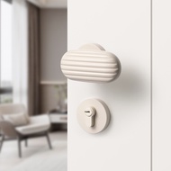 Tombol Pintu Cream White Door Handle Lever Modern tombol pintu rumah Bedroom Bathroom Room Office In