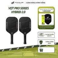Facolos Hybird 2.0 pickleball racket (14MM-16MM) upgraded with double roughness compared to standard