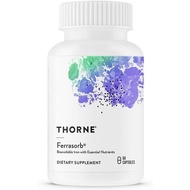 THORNE-Ferrasorb-36mg Iron Contains Essential Nutrients-Comprehensive Blood Support Formula * -eleme