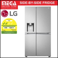 LG GS-J5982MS 598L SIDE-BY-SIDE FRIDGE (2 TICKS)+ FREE $50 VOUCHER BY LG (UNTIL 31/05/2024)