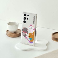 Disney Cats And Dogs-瑪麗貓款三兄妹防摔透明SAMSUNG手機殼
