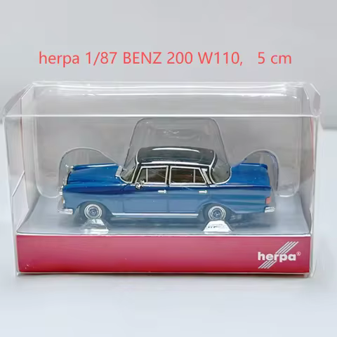 herpa 1/87 scale car model, 200 W110 classic car model, 5cm