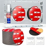 Circular Heavy Duty Mounting Tape 1.57 in, Made of 3M 5952 VHB, Weatherable Foam Double-Sided Tape,