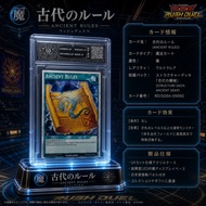 Slab ANCIENT RULES Yu-Gi-Oh Rush Duel card graded 10 D27 4 PSA