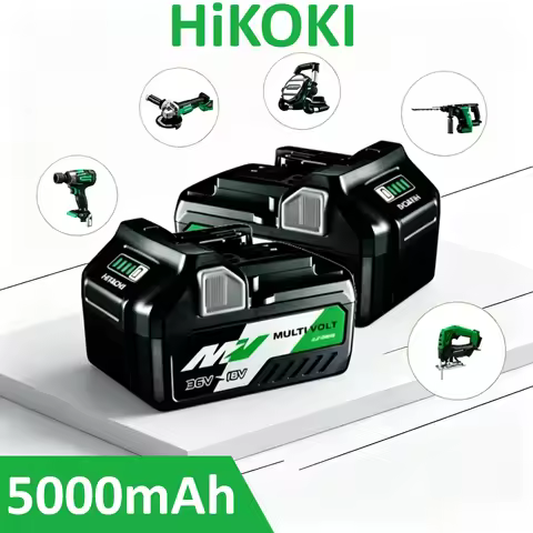 18V/36V HiKOKI MultiVolt lithium battery,Visible LED power indicator,supplies steady current for mas