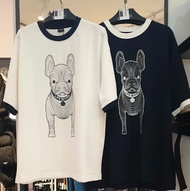 LIFEWORK狗仔撞色撞邊短袖T-shirt男女同款✅100%韓國專門店/免稅店購入
