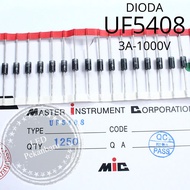 DIODE UF5408 UF 5408 MIC 3A 1000V RENTENG DIODE ULTRAFAST 1N5408