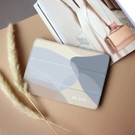 【平板保護套】輕柔米蘭 幾何色塊 附筆槽 iPad case 磁吸保護殼