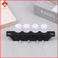 [WY3] 1/2/3Pcs 4 Key 3-Speed ​​Round Knob Switch Universal Electric Fan Switch Accessories For Table