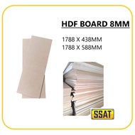 HDF BOARD 8MM 1788 X 438MM / 1788 X 588MM