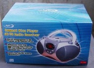 Skytex CD-1095 立體聲手提式CD床頭音響,收音機 胎教機,可以用它來做晨練機;可當電腦喇叭音箱;全新