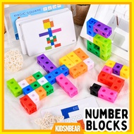 Montesori educational toys - Colorful educational blocks for children - Number blocks - Colorful Box