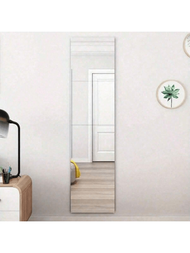 1入/2入/4入組全身長鏡- 全身反射和隱私無框亞克力鏡，自黏式適用於臥室、健身房、浴室
