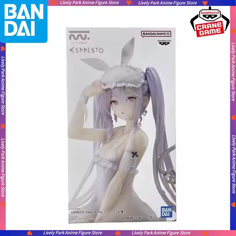 BANDAI Original Boxed Rurudo ESPRESTO-Sleepy Bunny Eve Action Figures Girl Model Toys Besktop Decora