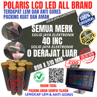 POLARIZER TV LCD 40 INC 0 DERAJAT POLARISER POLARIS POLARIZED TV LCD 40 INCH LAPISAN PLASTIK FILM LU
