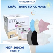 [100chiếc] Khẩu trang 5D AK Mask 3 lớp kháng khuẩn