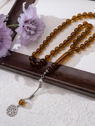 Mixed Color Acrylic Muslim Prayer Beads Arab Handmade Bracelet 45 Pieces Middle East Daily Use Handh