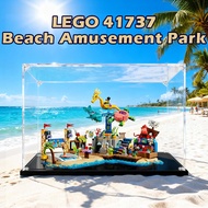 LEGO 41737 Friends Beach Amusement Park Acrylic Display Box Kotak Pameran Penyimpanan Figur Dust Pro