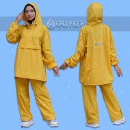 jas hujan setelan dewasa KANGAROO RAINCOAT saku Anti Bocor kantung Kangguru mantel tebal dan kuat