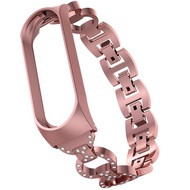 Steel Band Wristband Metal Xiaomi Stainless Steel Lettering/4 Xiaomi Mi Band 3 Suitable Bracelet Dia