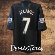 ORIGINAL AUTHENTIC EVERTON ENGLAND 2012/2013 AWAY FOOTBALL SHIRT JERSEY NIKE #7 JELAVIC