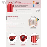 【newreadystock】✣◆◇Tefal Mambo Vacuum Water Jug - Black (1.5L) K30372/Red (1.5L) K30392