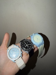 Swatch x omega moon watch + Swatch x ap